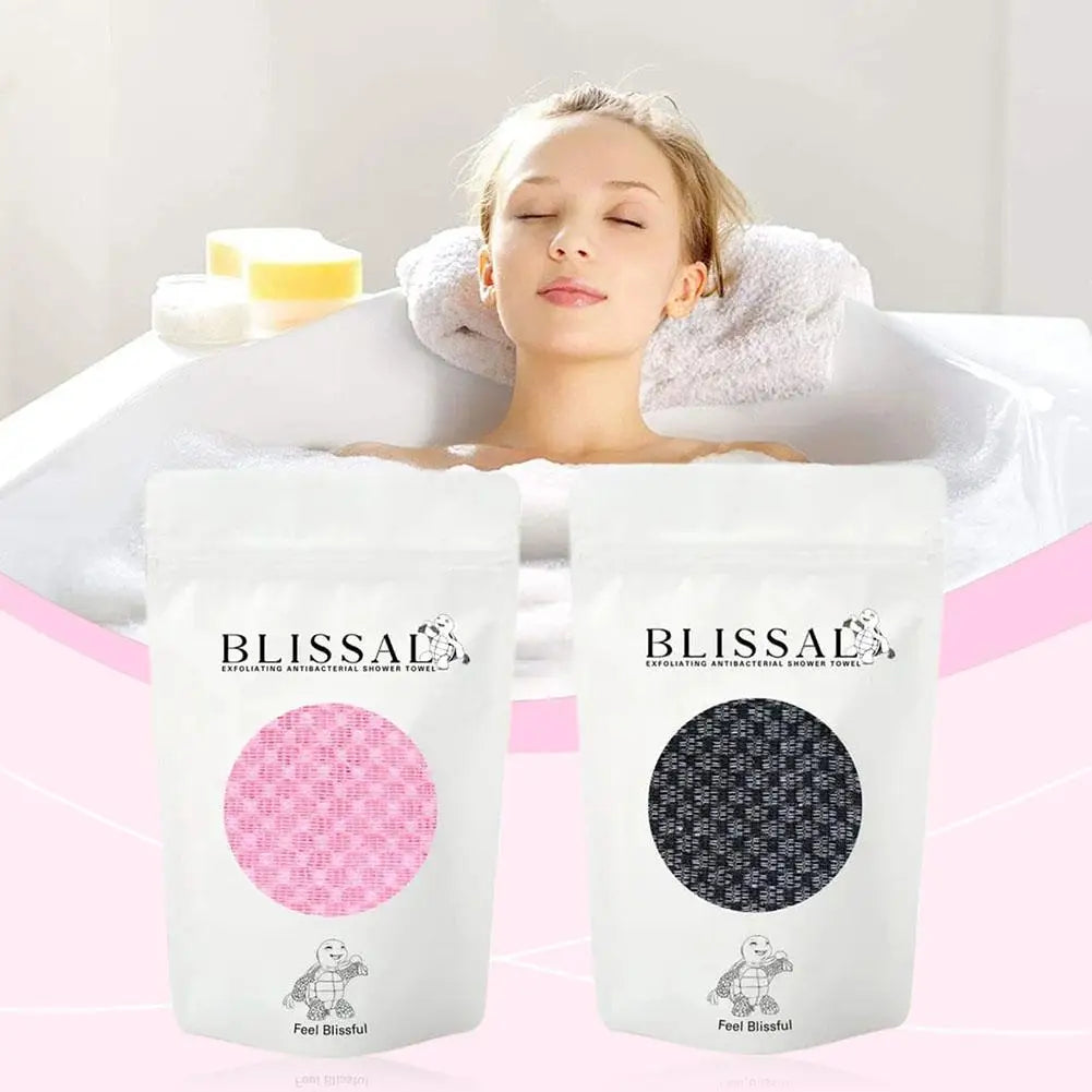 Blissal Deep Exfoliating Shower Towel for Back & Body