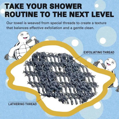 Blissal Deep Exfoliating Shower Towel for Back & Body