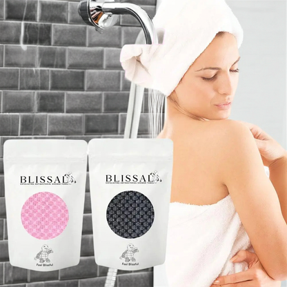 Blissal Deep Exfoliating Shower Towel for Back & Body